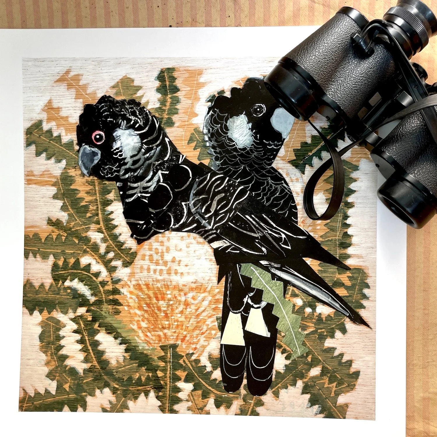 cockatoos and binoculars.JPG