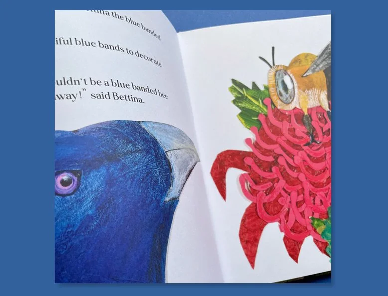 Barry the Satin Bower Bird goes green by Fiona Roderick - inside spread 1