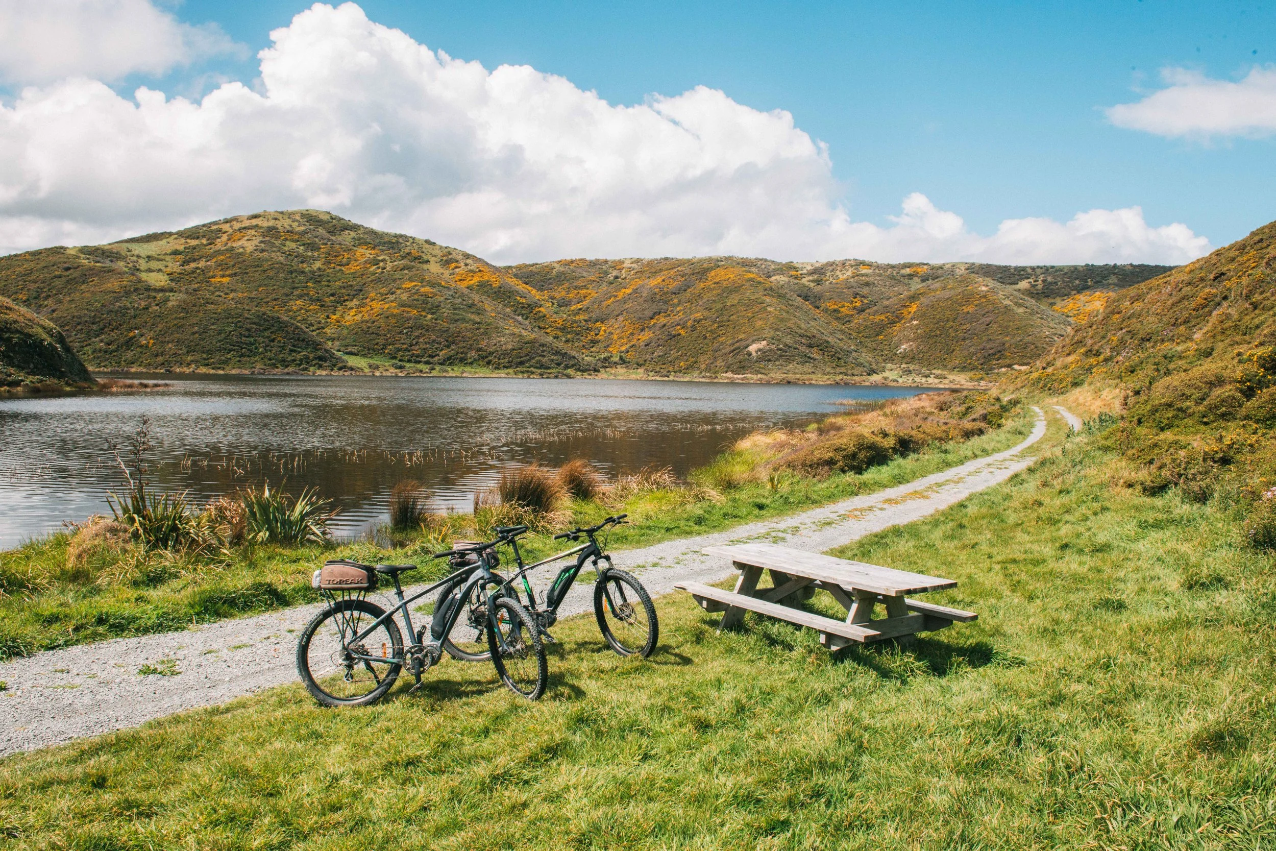 eBike hire at Pencarrow, Eastbourne, Wellington
