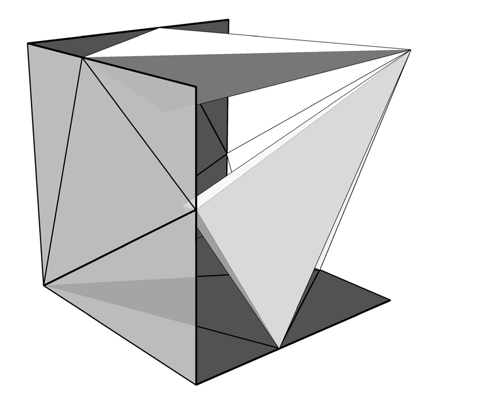T-Quanta modules and their unfolded, mirrored version.