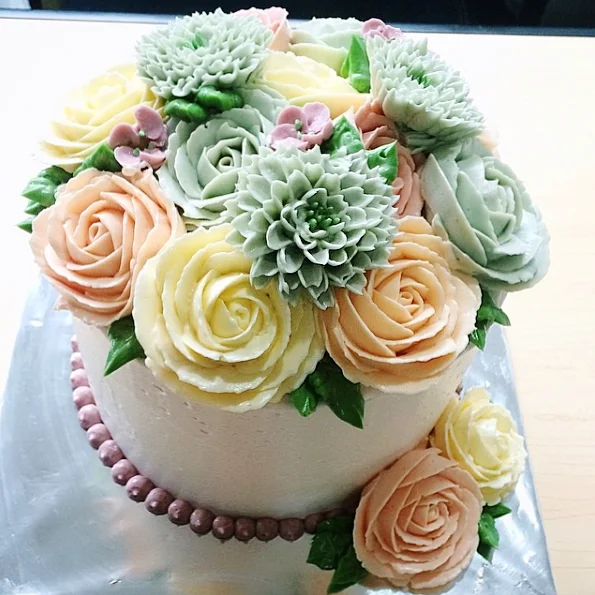 Buttercream Flower Cake