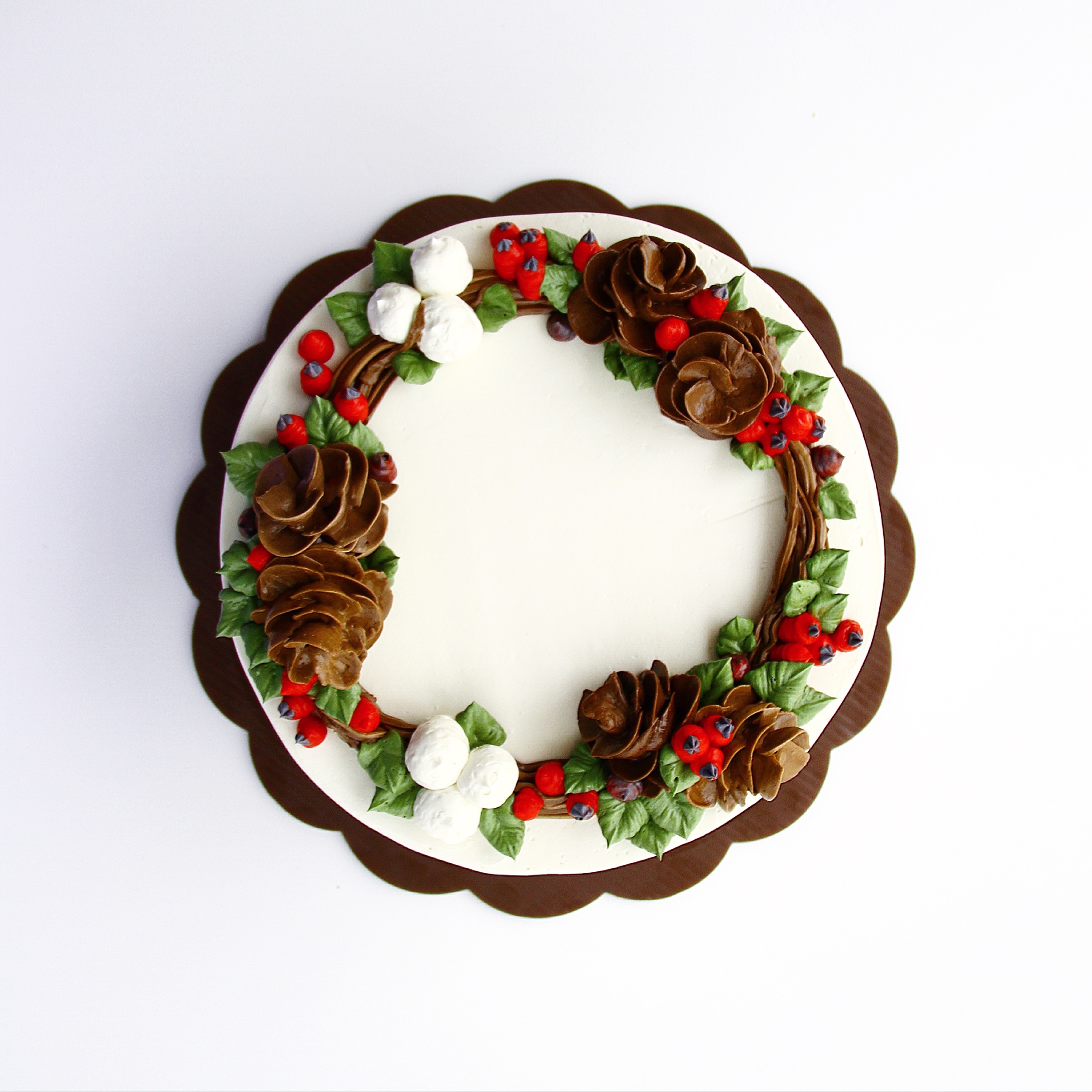 Christmas Wreath Cake