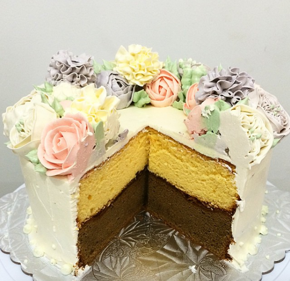 Buttercream Flower Cake