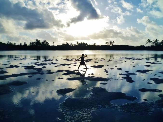 The sun has set on my time in Tuvalu...for now...