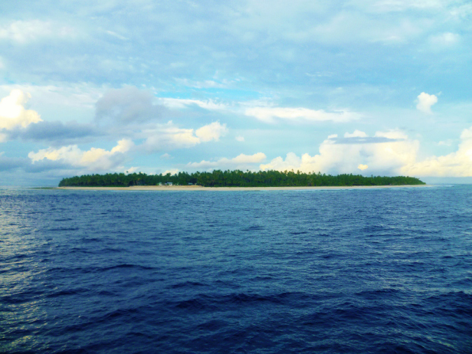 Niutao after four days at sea...