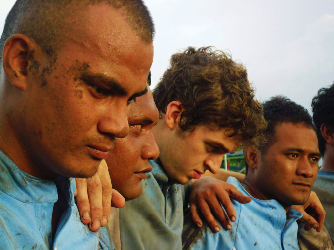 Game faces on...