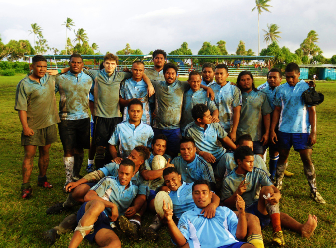 The Niutao Sharks in all their glory...