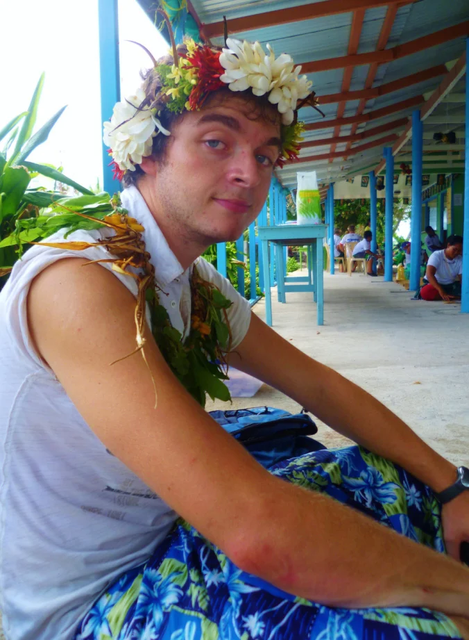 Festive floral fau - celebrating Tuvalu style...