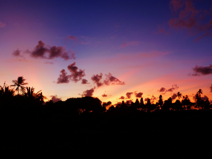 Sunrise over the runway on Friday morning...