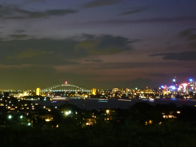 Sydney all dressed up...