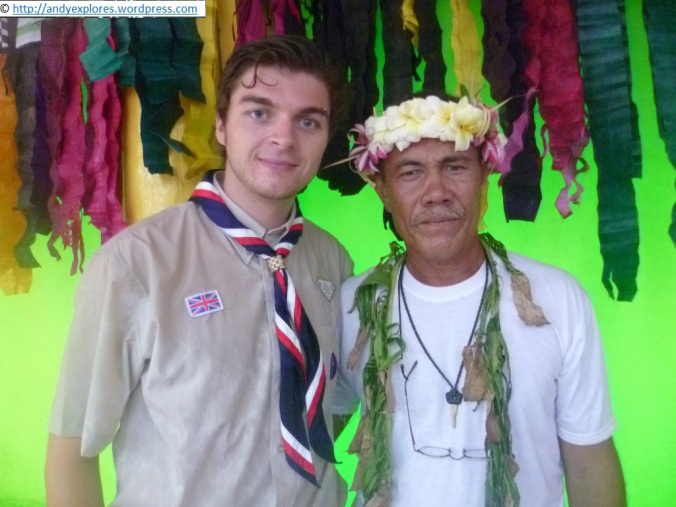 Drying out and meeting island chiefs...