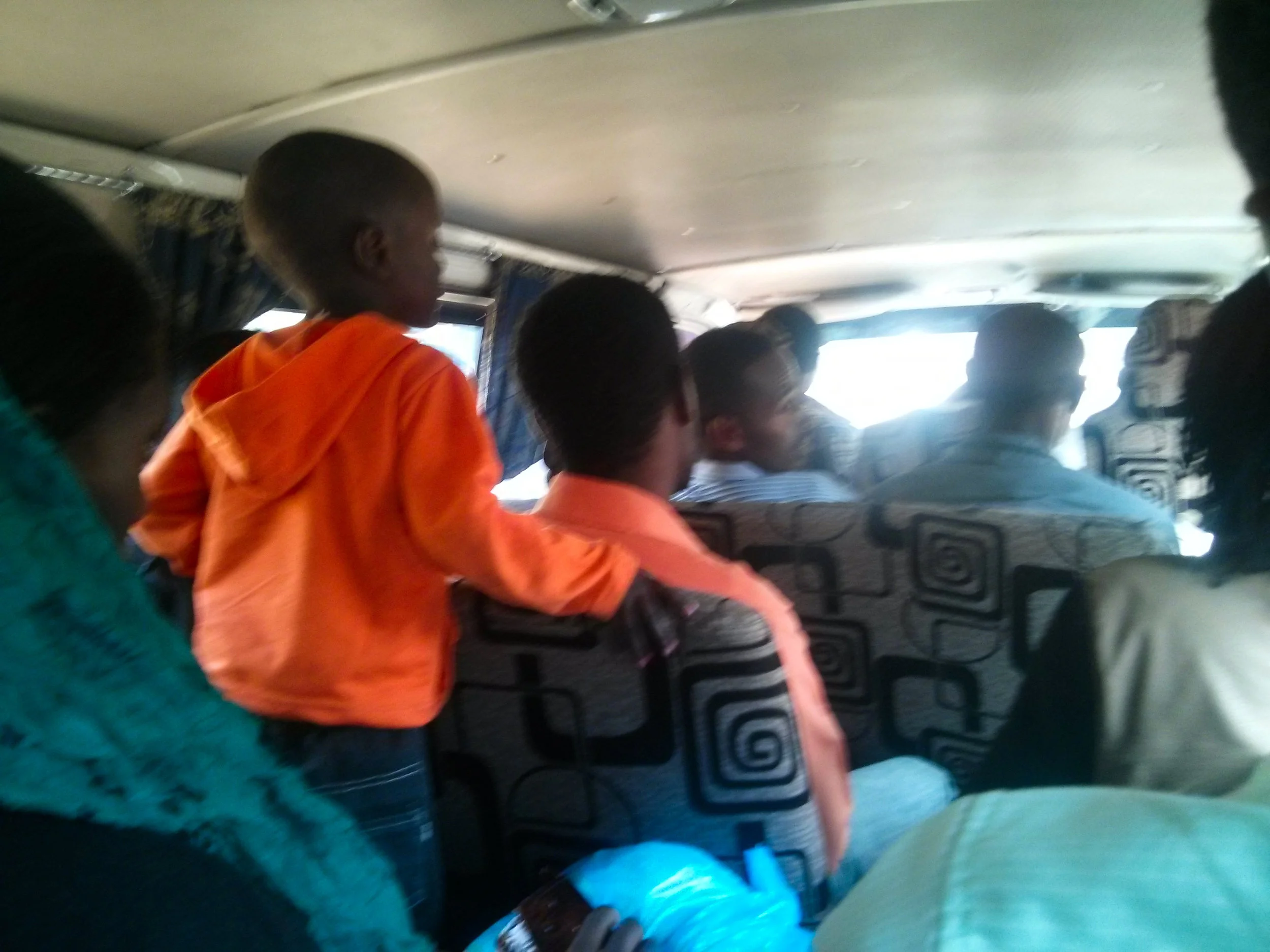 All the cool kids sit at the back of the bus...