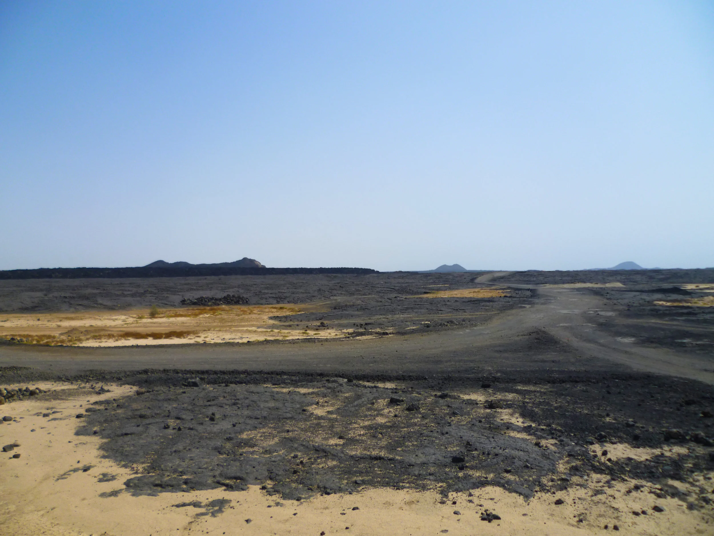 Next stop Djibouti - the road off into the desert...