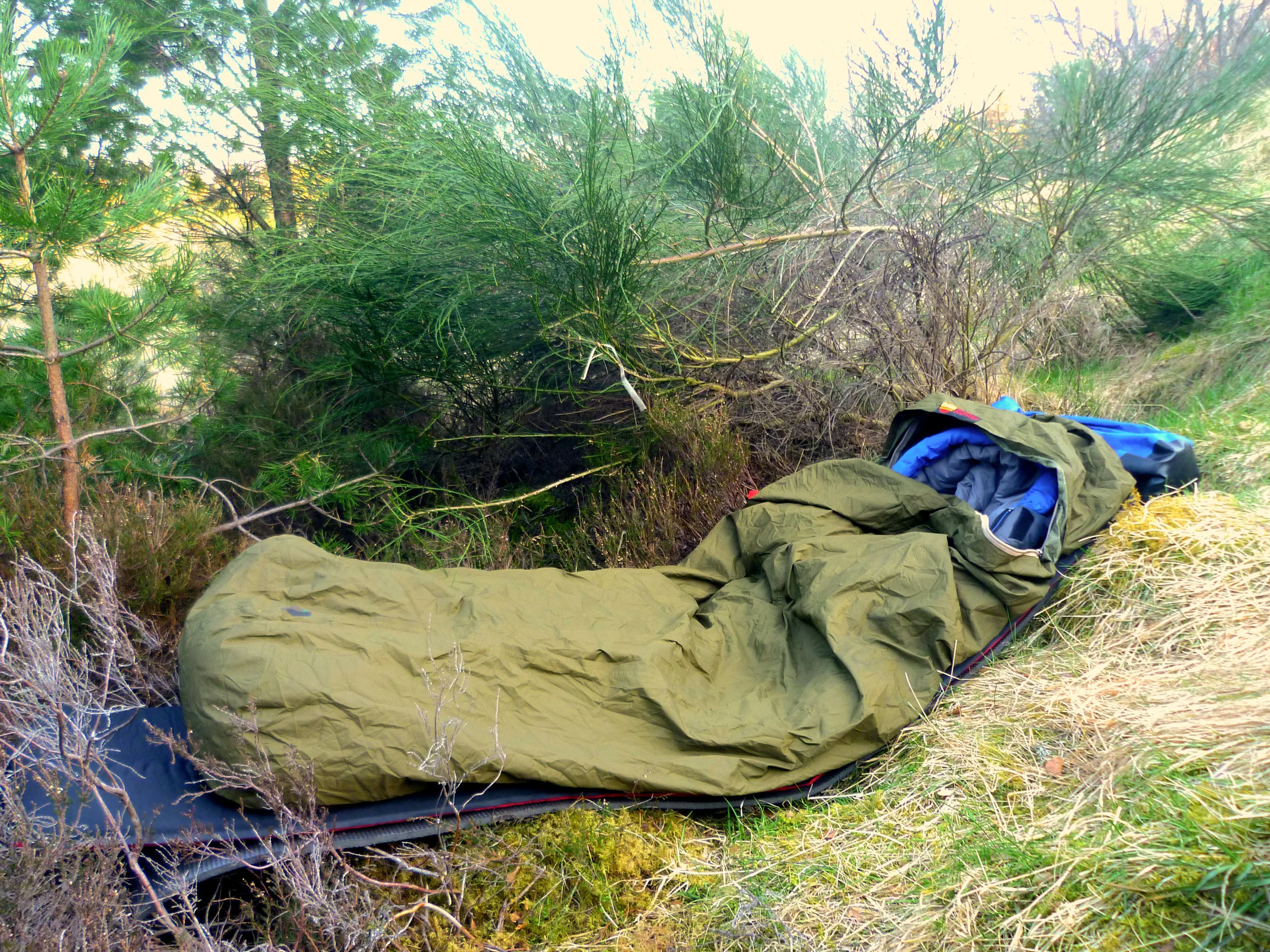 bivi bag camping