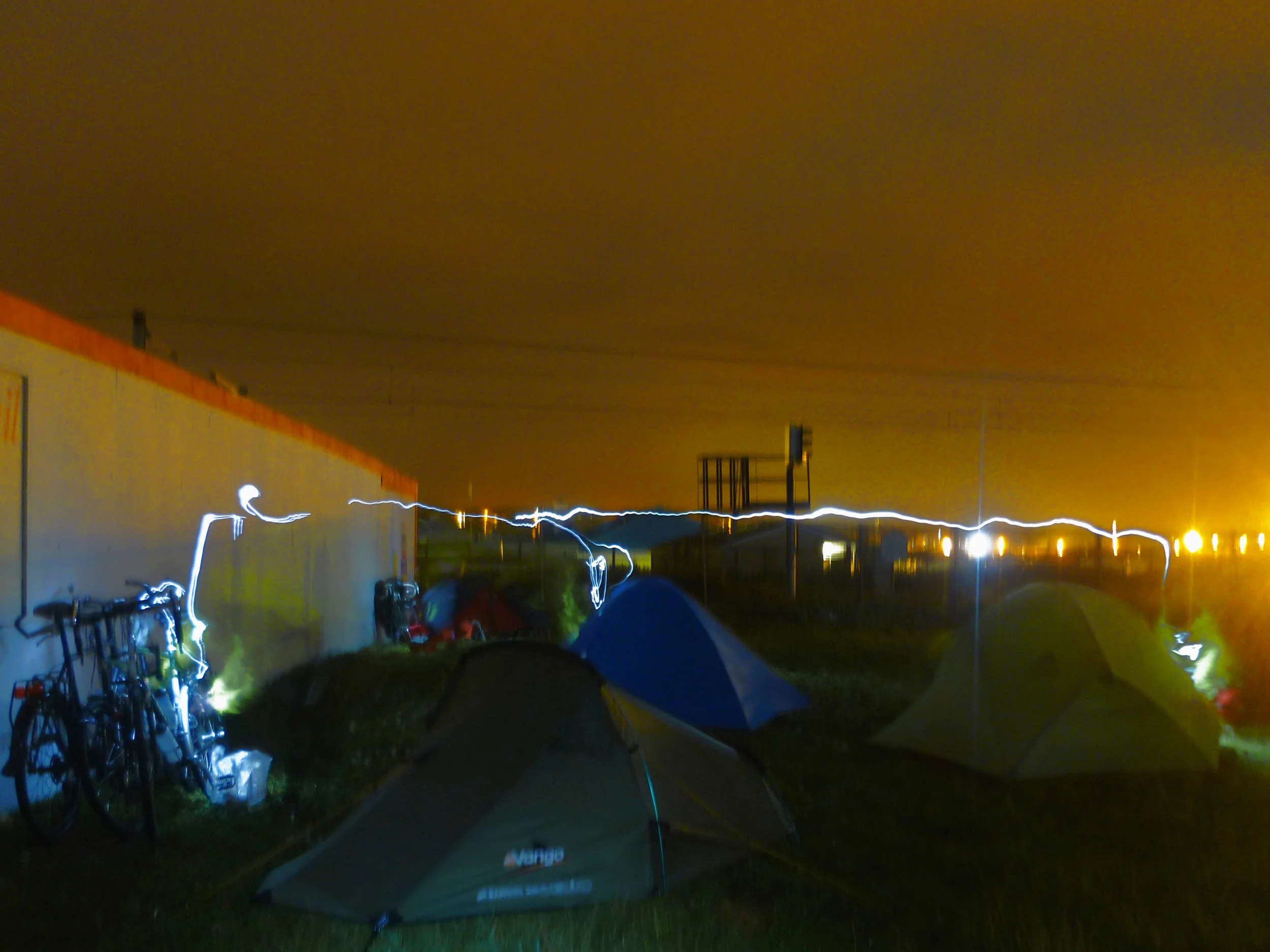 Not all wild camping spots are glamorous, but arriving late and leaving early can allow you to usually find somewhere to pitch your tent - even if that is next to a building site on the outskirts of a city…