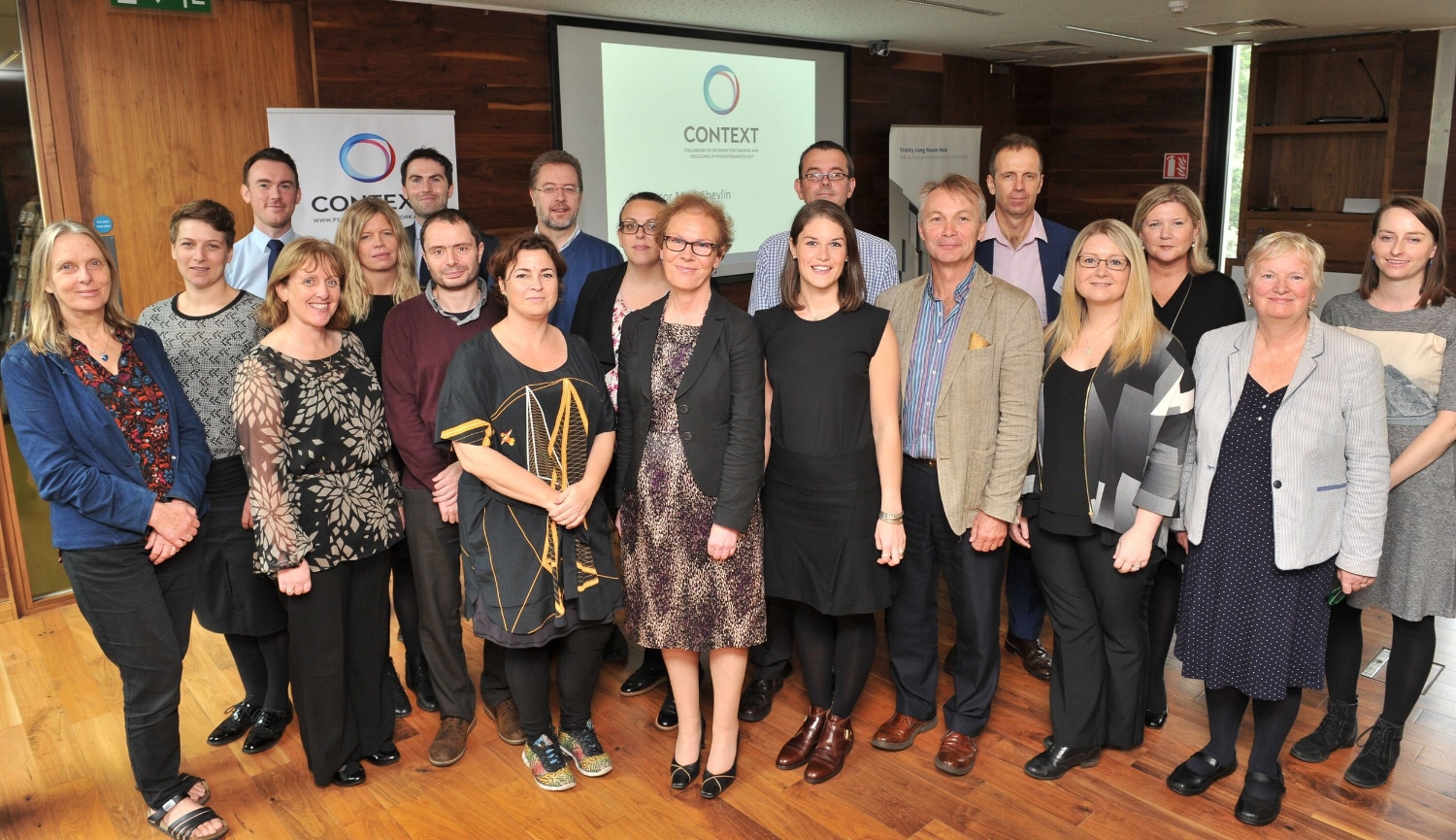 CONTEXT Collaborators celebrate the launch of CONTEXT in Trinity College Dublin on September 28th, 2016.