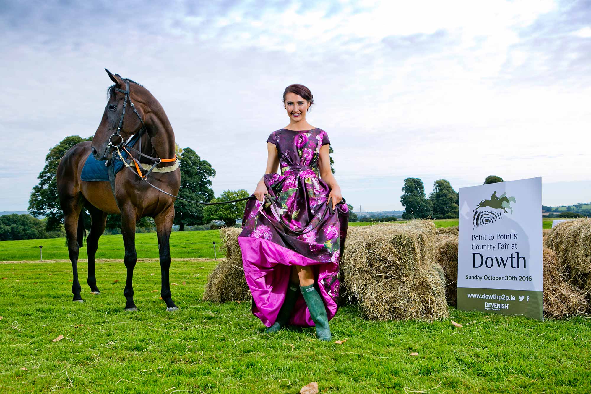 Champion Lady Point-to-Point Rider Aileen O’Sullivan (from Walterstown, Co.Meath) with racehorse ‘Lady of Brega’ to launched The 2016 Point to Point and Country Fair at Dowth which will take place on Sunday 30 th October. 