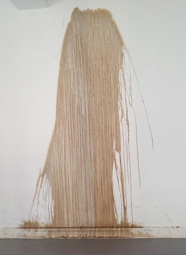 The Great Ouse River Drawing - By Richard Long, July 2016. Created specially for Groundwork. Image Veronica Sekules.