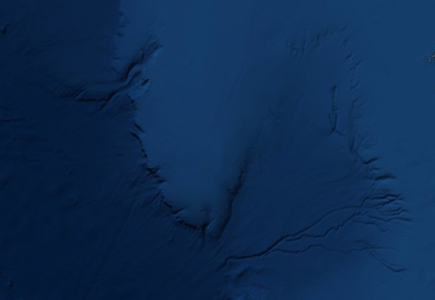 Screen Capture Arcgis maps 2020. North atlantic.