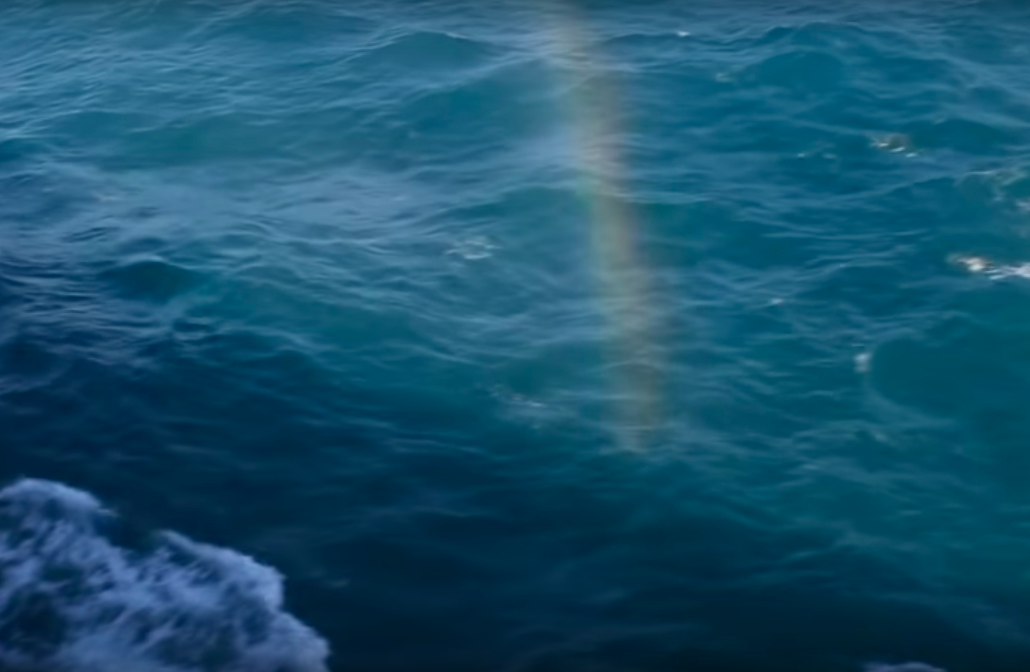 Still from ‘2012 Carnival Mircale crosses the path of Hurricane Sandy’ Youtube Nov 18. 2012.