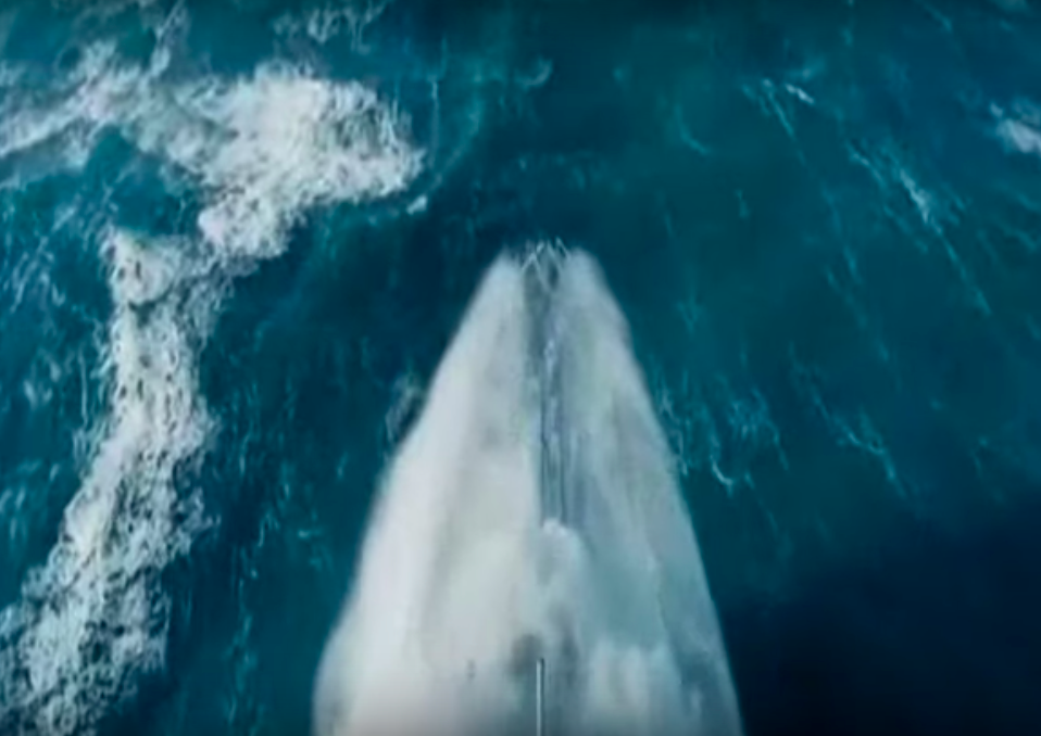 Screen shot from ‘Rough Seas North Atlantic’ Youtube Oct 9th 2010.