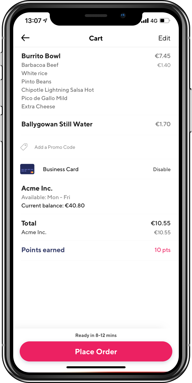 iPhone X cart