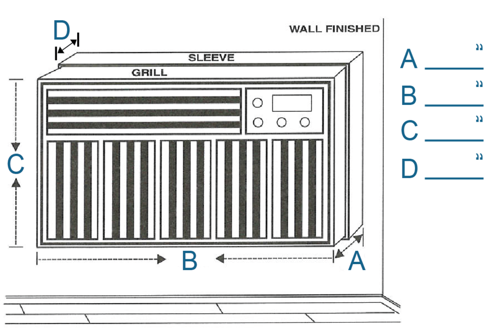 Air Conditioner Covers Basis Of Design - How To Measure Ac Wall Sleeve
