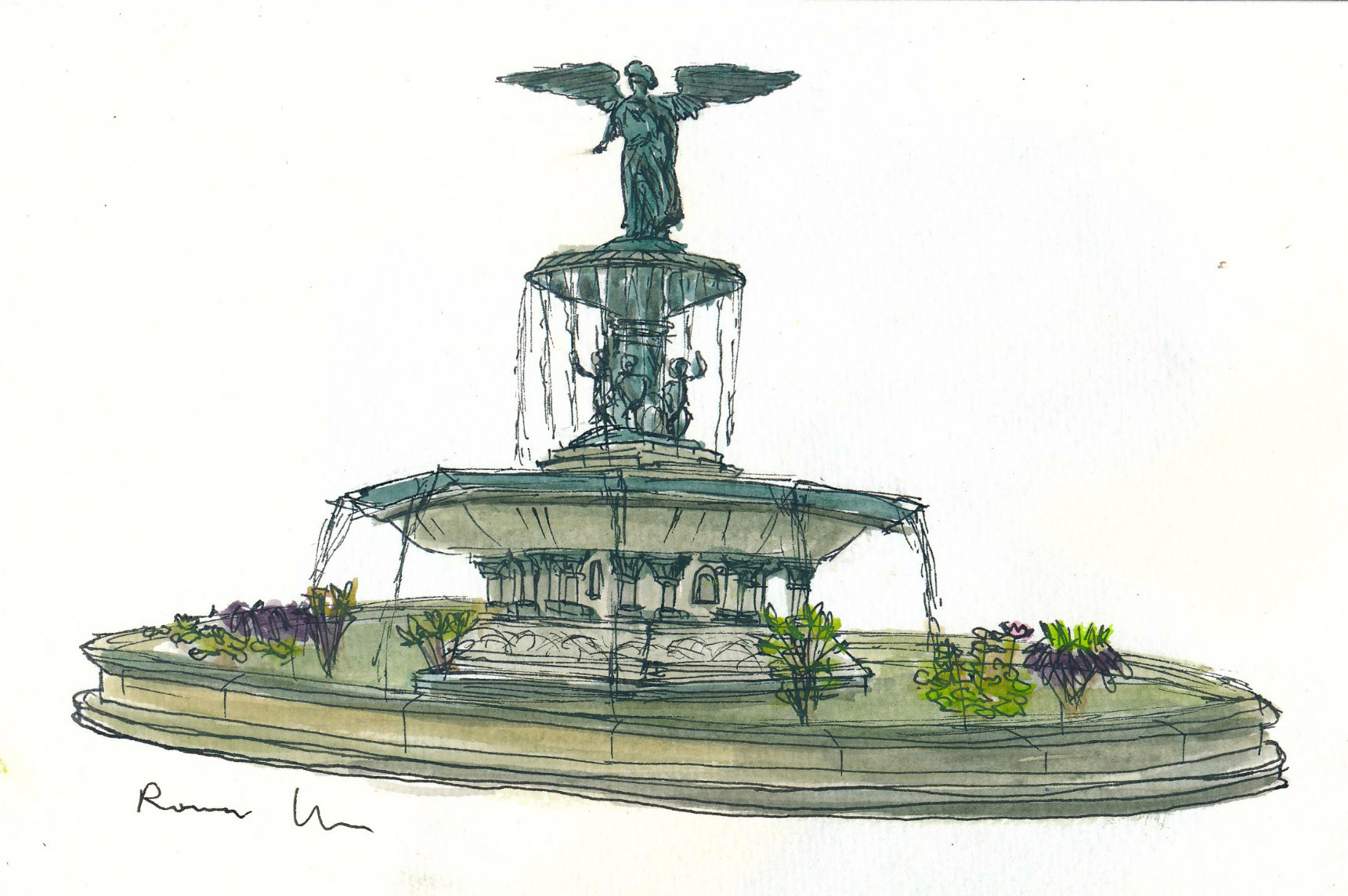 BETHESDA FOUNTAIN, CENTRAL PARK