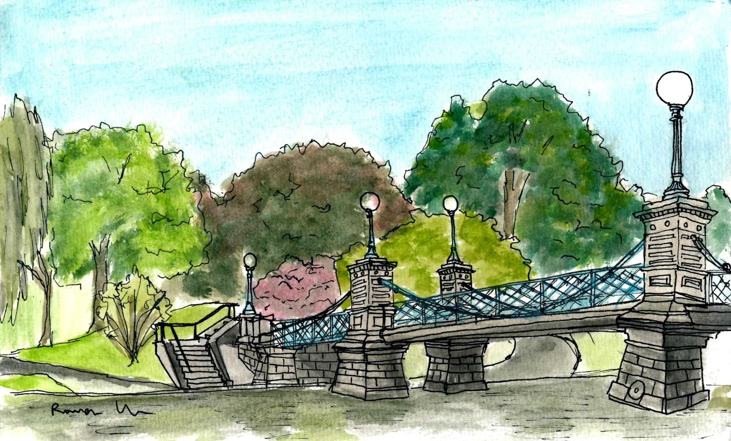 PUBLIC GARDENS, BOSTON COMMON