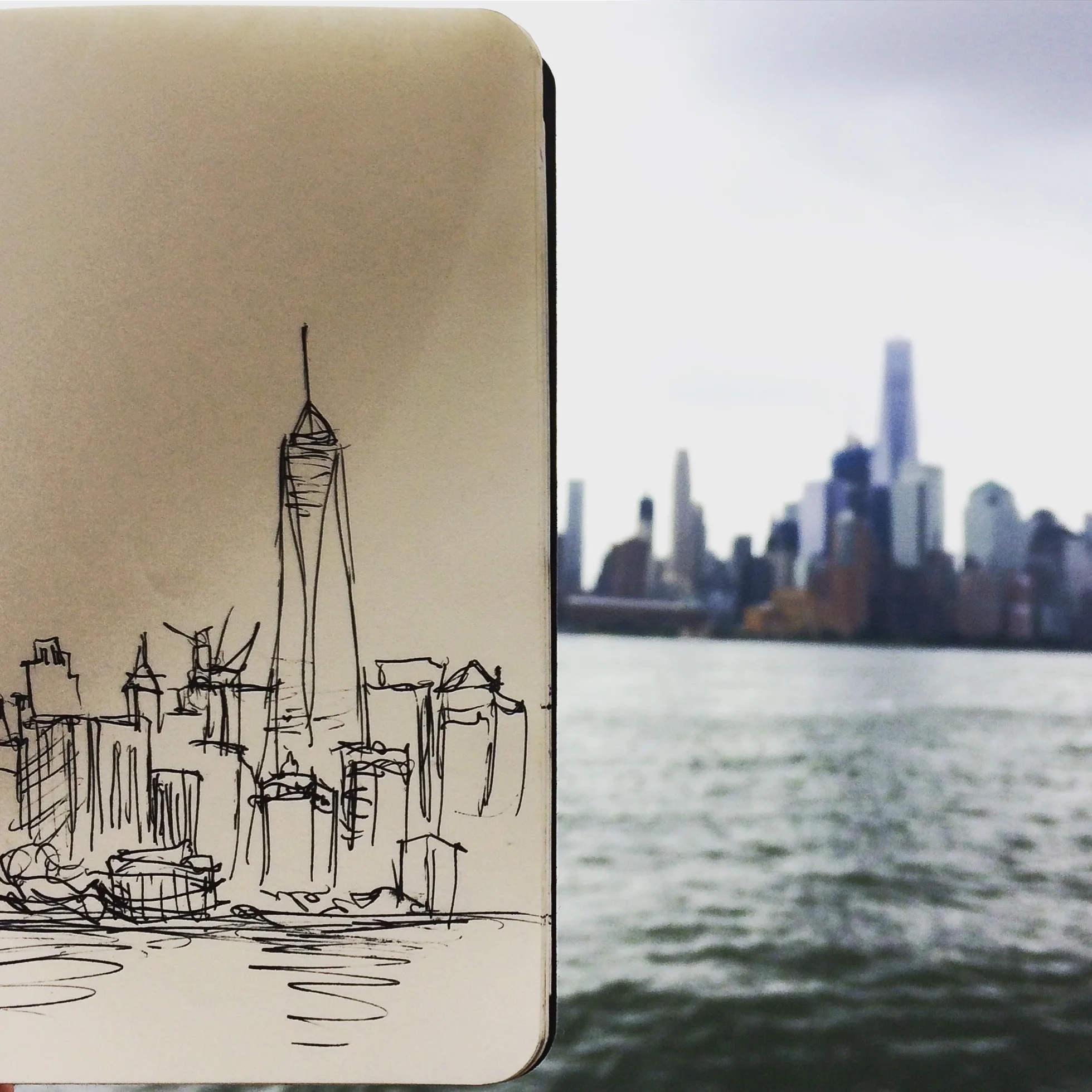 SKYLINE FROM THE HUDSON