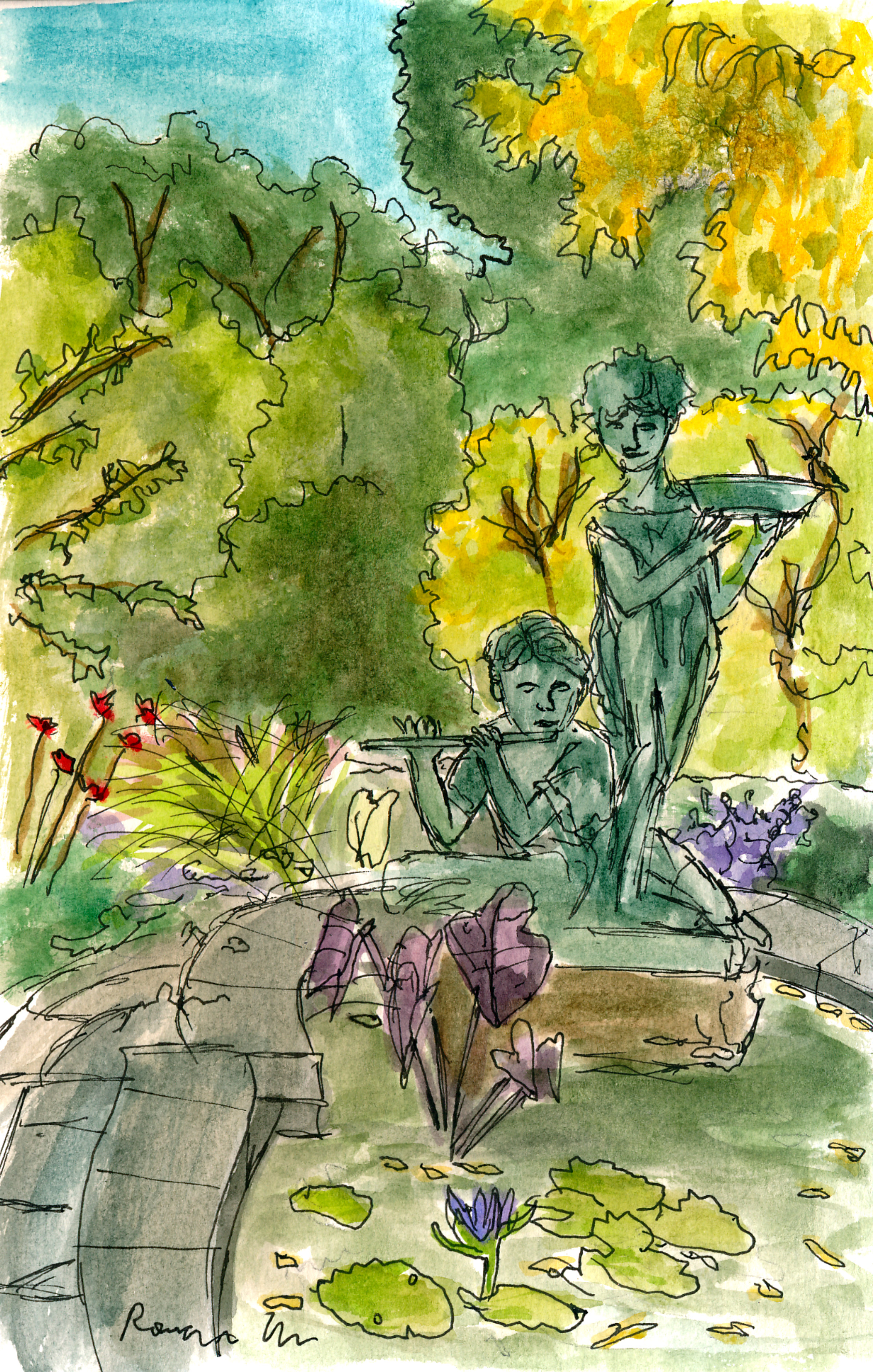 CONSERVATORY GARDEN, CENTRAL PARK