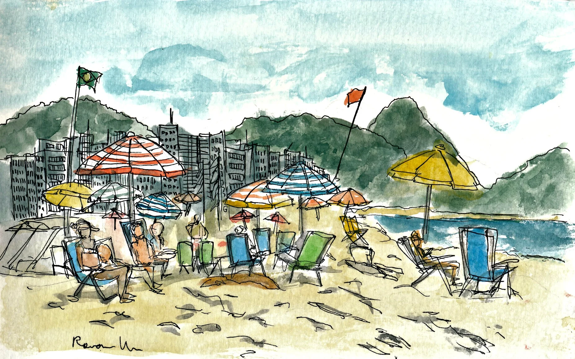 COPACABANA BEACH, RIO DE JANEIRO