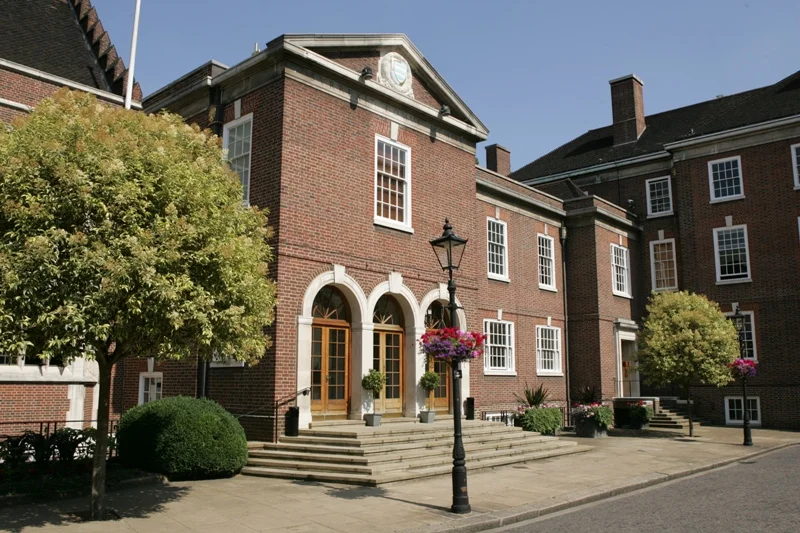 Main entrance for registration
