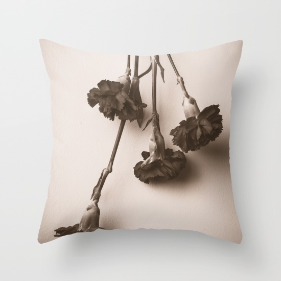 CARNATION - Throw Pillow Cover