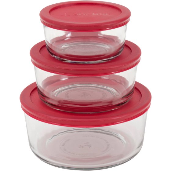 Glass Kitchen Storage