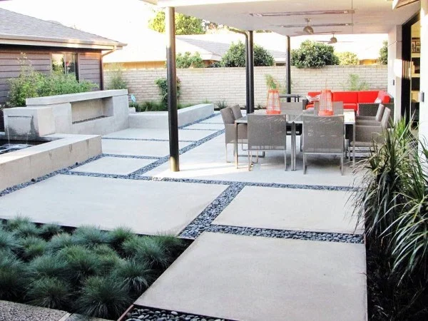 Backyard patio
