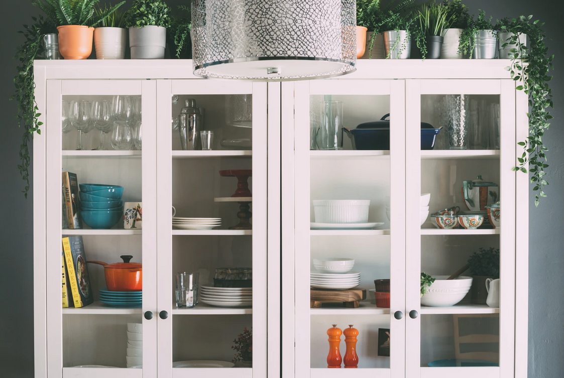 Guest Post How To Style Your Kitchen With Glass Door Kitchen