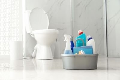 Use These Bathroom Cleaning Supplies to Keep a Bathroom Spotless