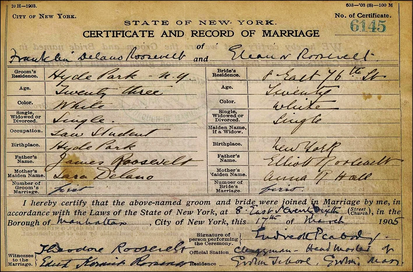 1905 Roosevelt Marriage Front - Copy.jpg