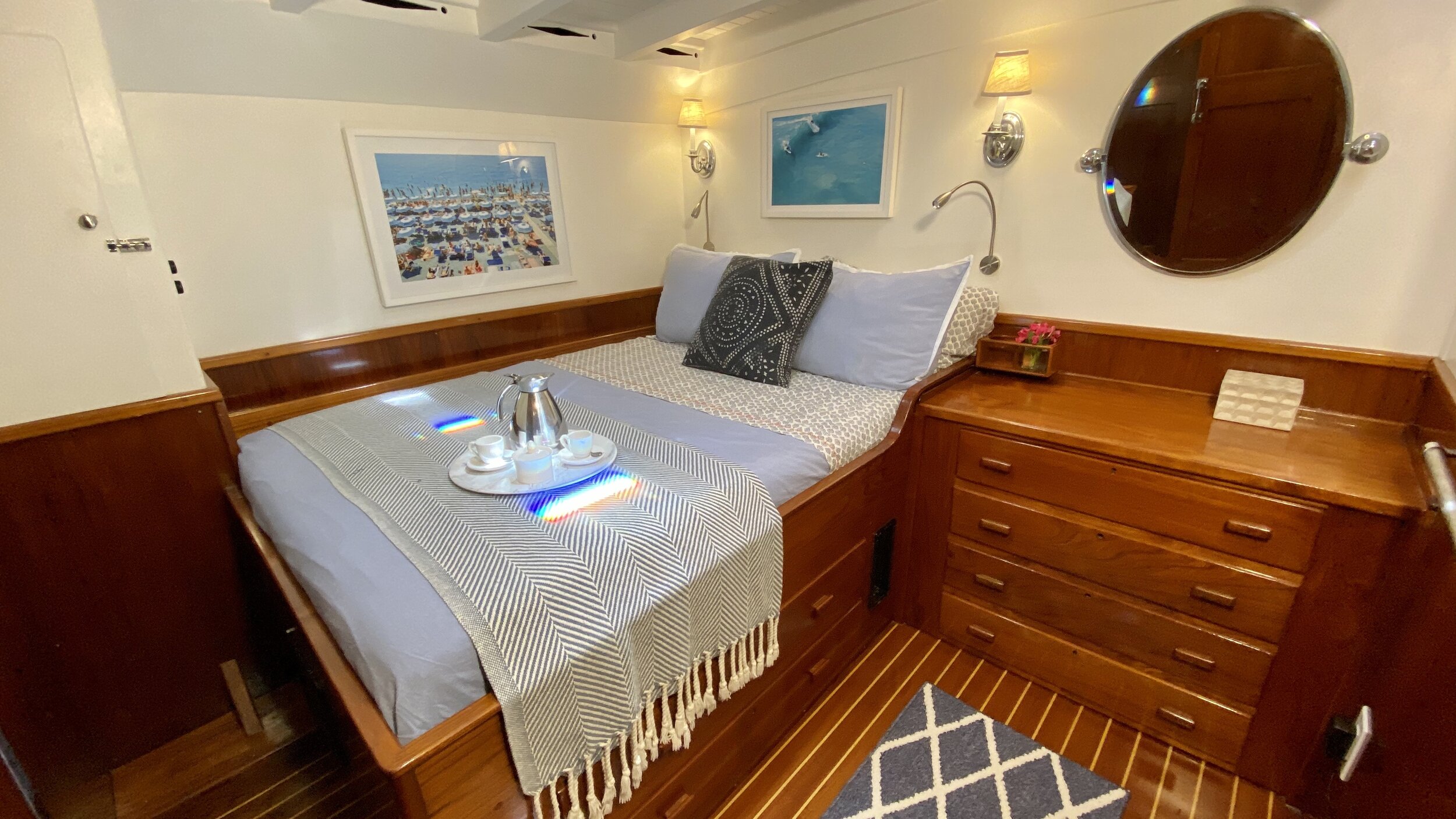 double stateroom on sailing yacht Eros