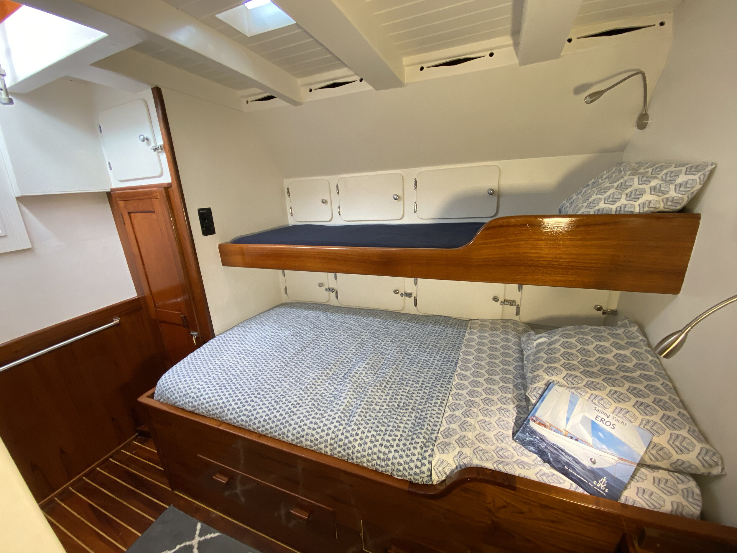 double cabin on sailing yacht Eros
