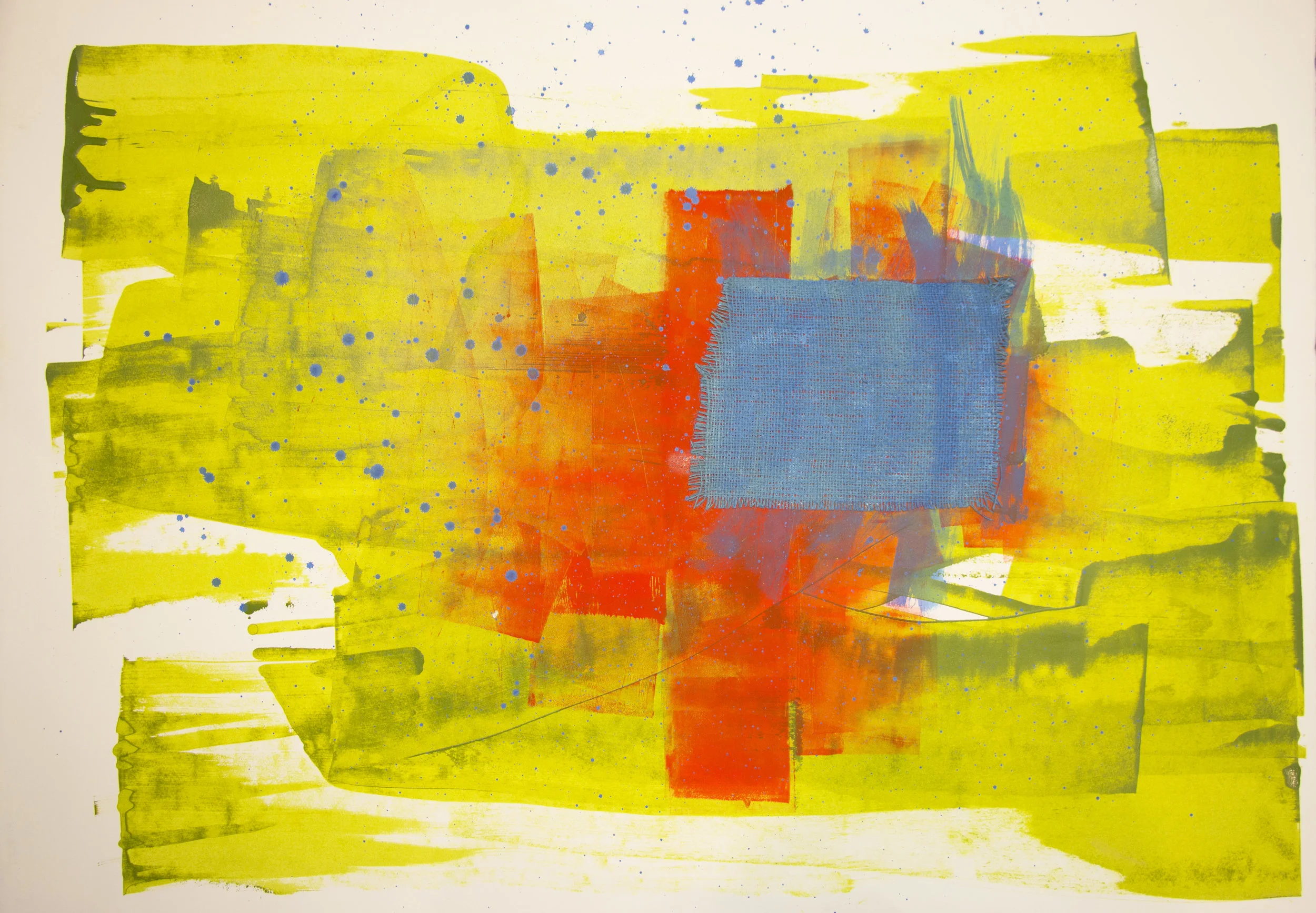 Horizon 2015 29 x 41 Mixed Media & Jute on Paper Inquire