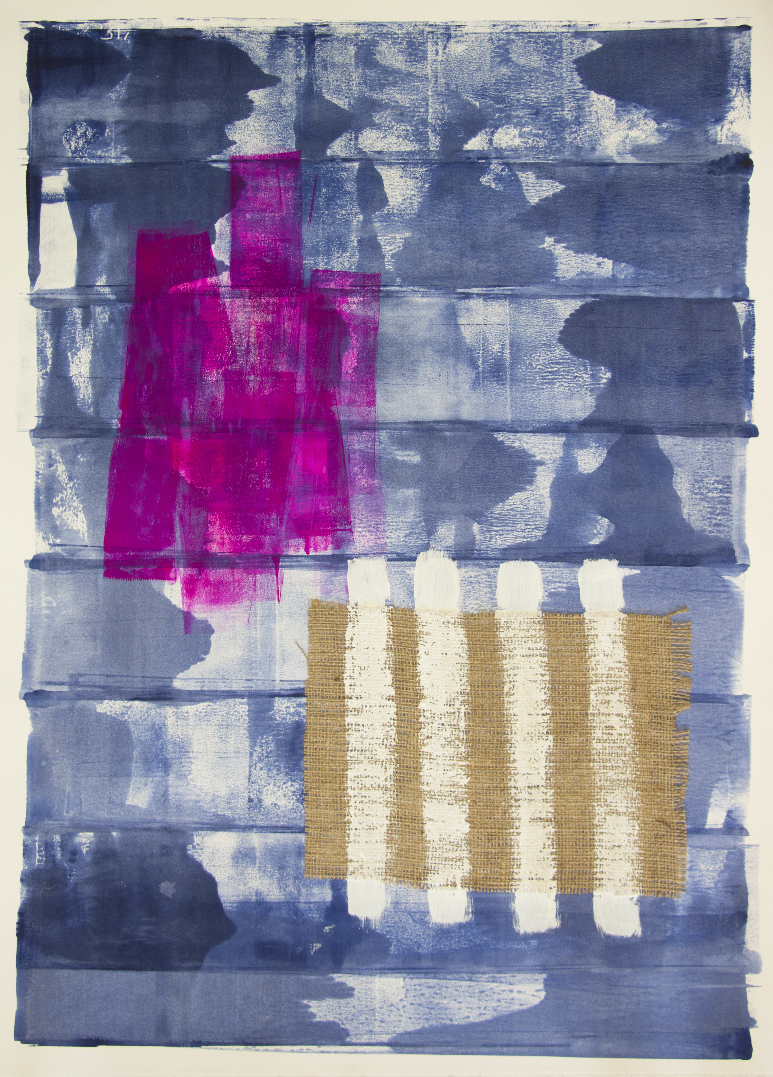 MAGENTA AND PAYNES GREY COMP:30X22:MIXED MEDIA AND JUTE ON PAPER:2015:HIGH RES.jpg