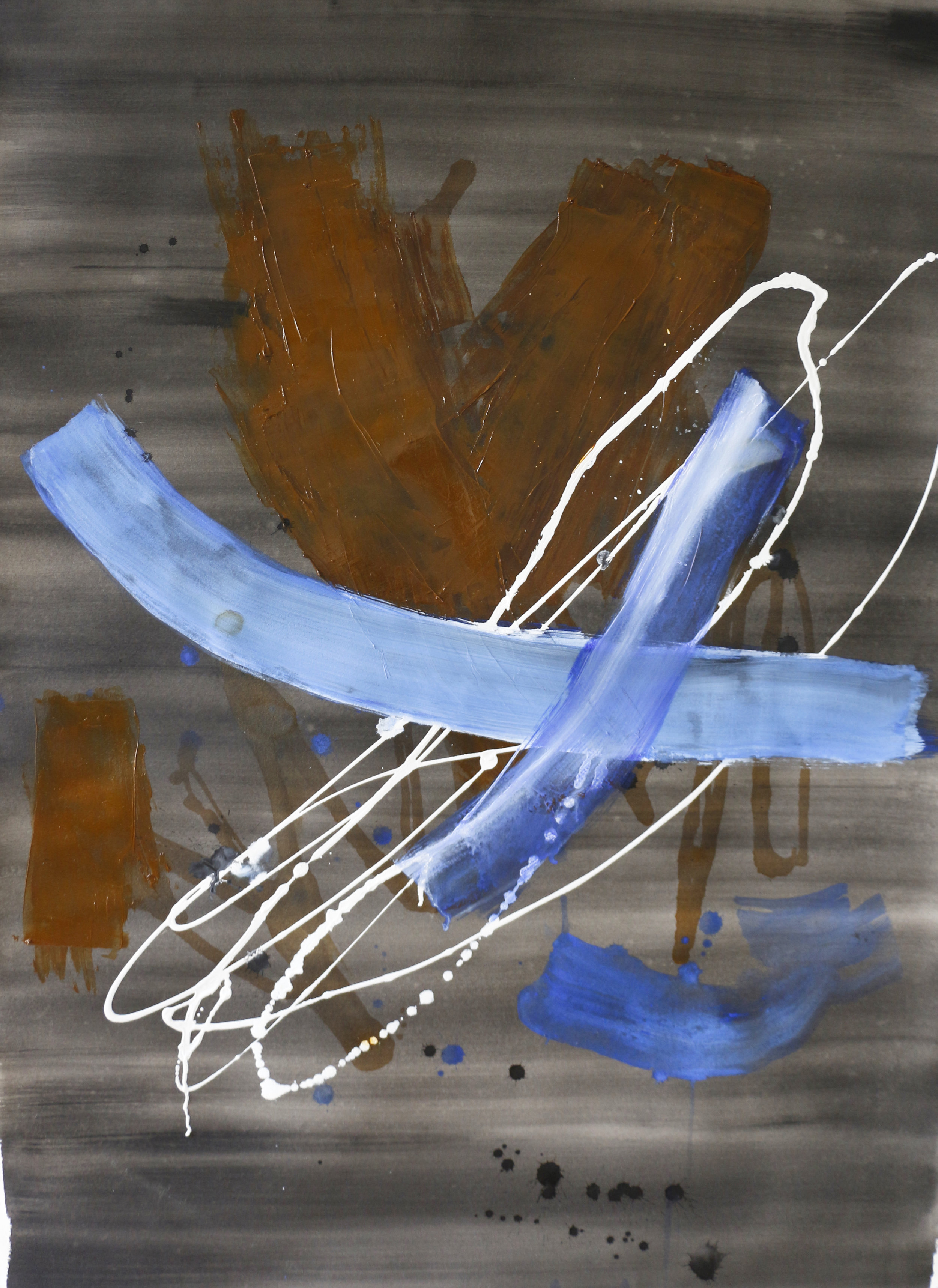 Variations on a Theme No. 2 - Black 2018 41 x 29 Mixed Media on Paper Inquire
