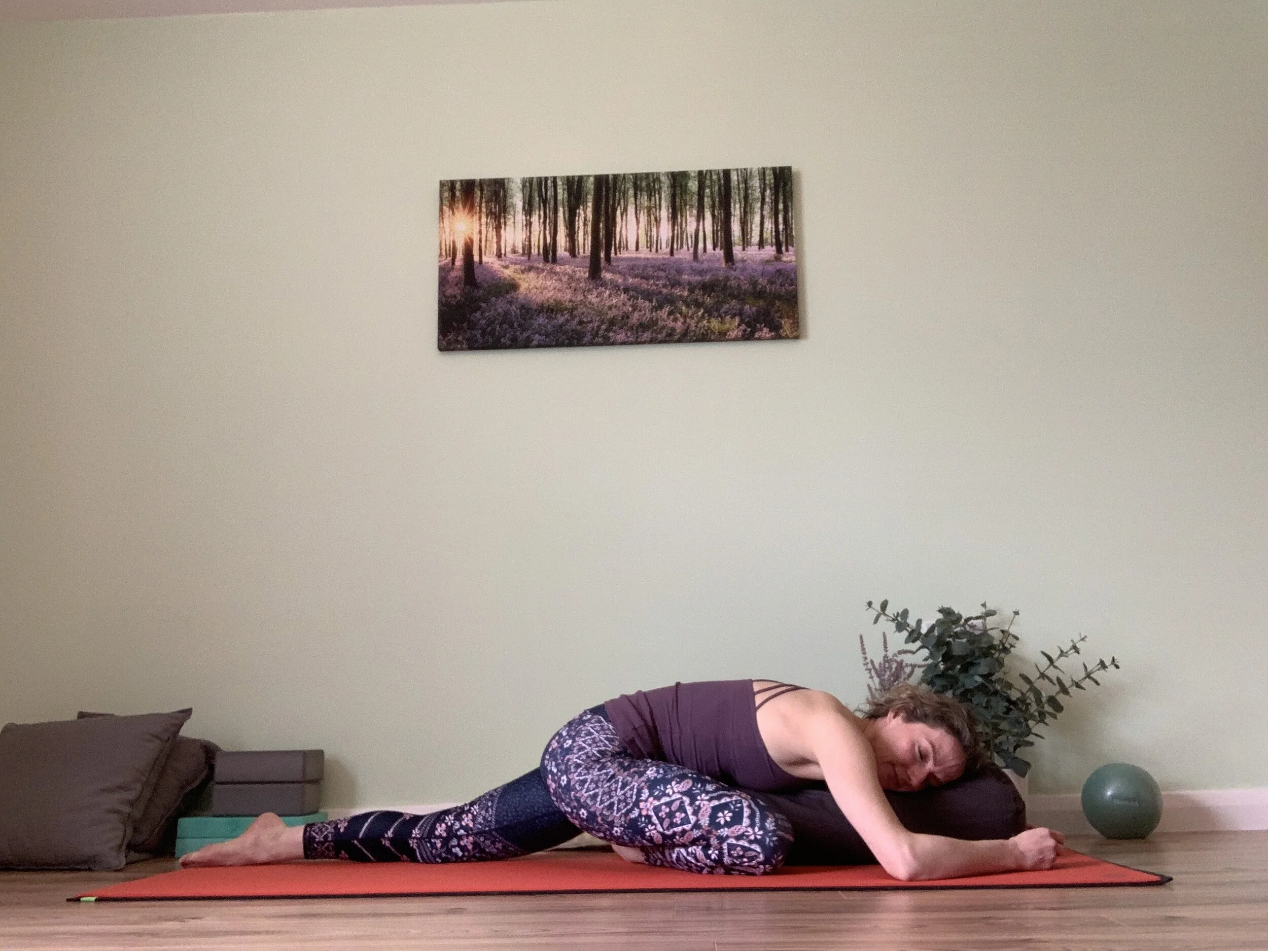 A messy Yin Yoga nest is a well used nest!