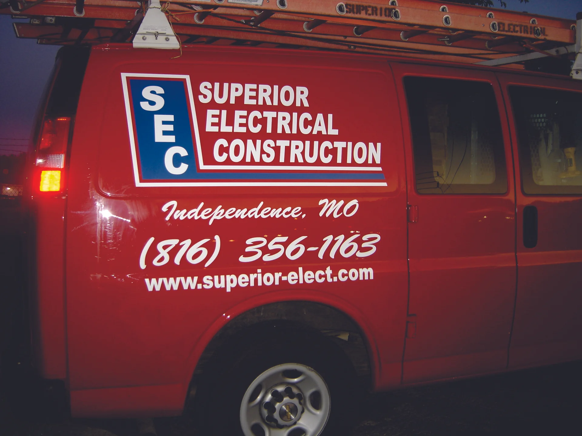 Superior Elect Red van.jpg