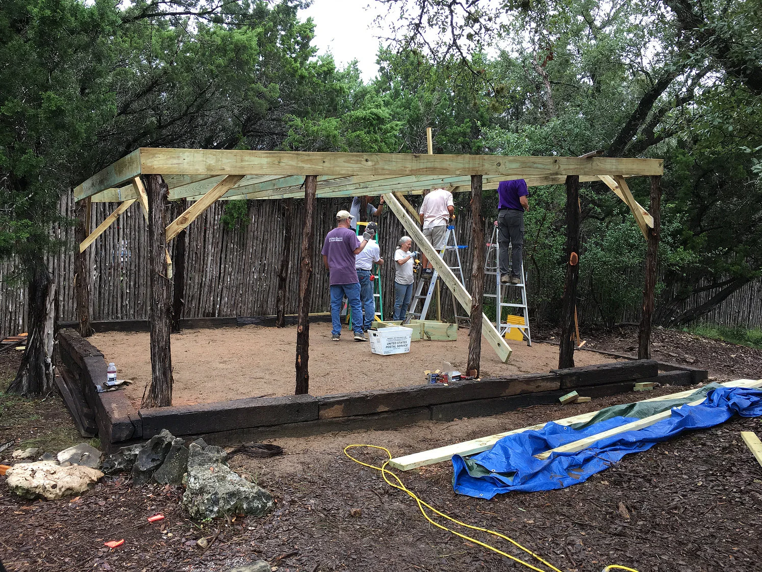 construction of the rainwater water harvesting system.jpg