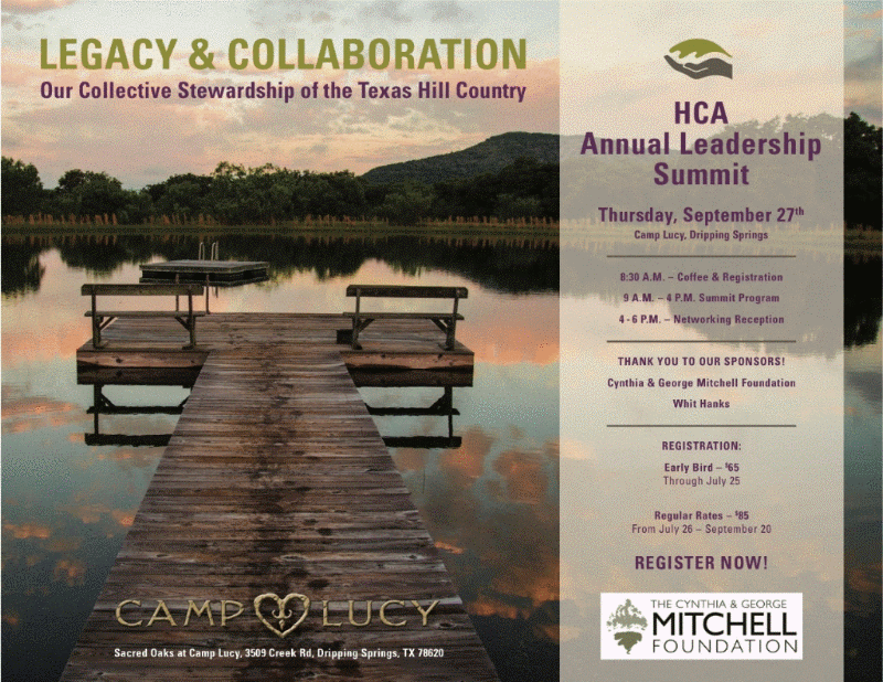2018 Hill Country Alliance Leadership Summit