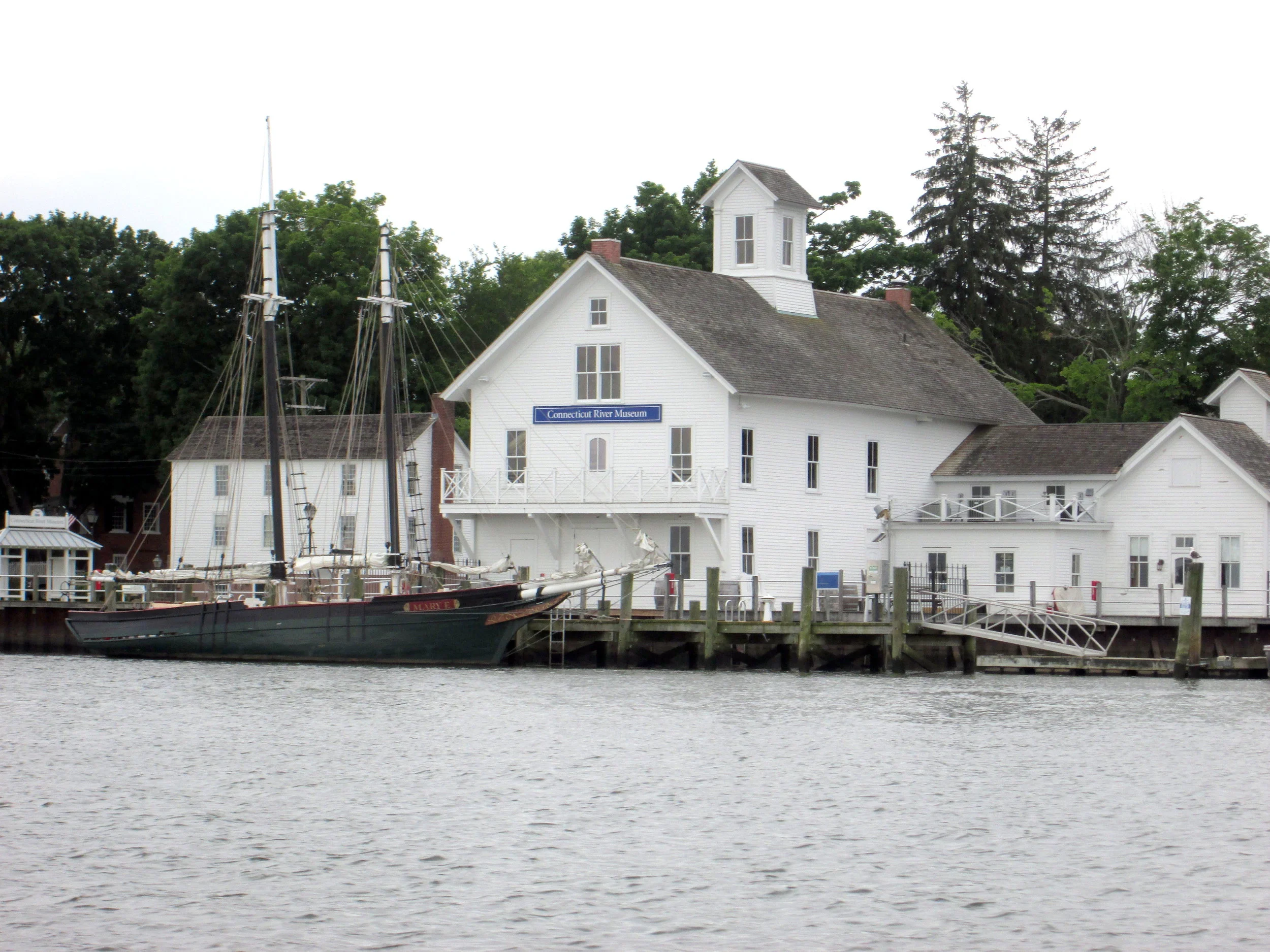   June 26-28:  I sailed with my wife Liz and some friends up the Connecticut River to Essex for a three-day trip. 
