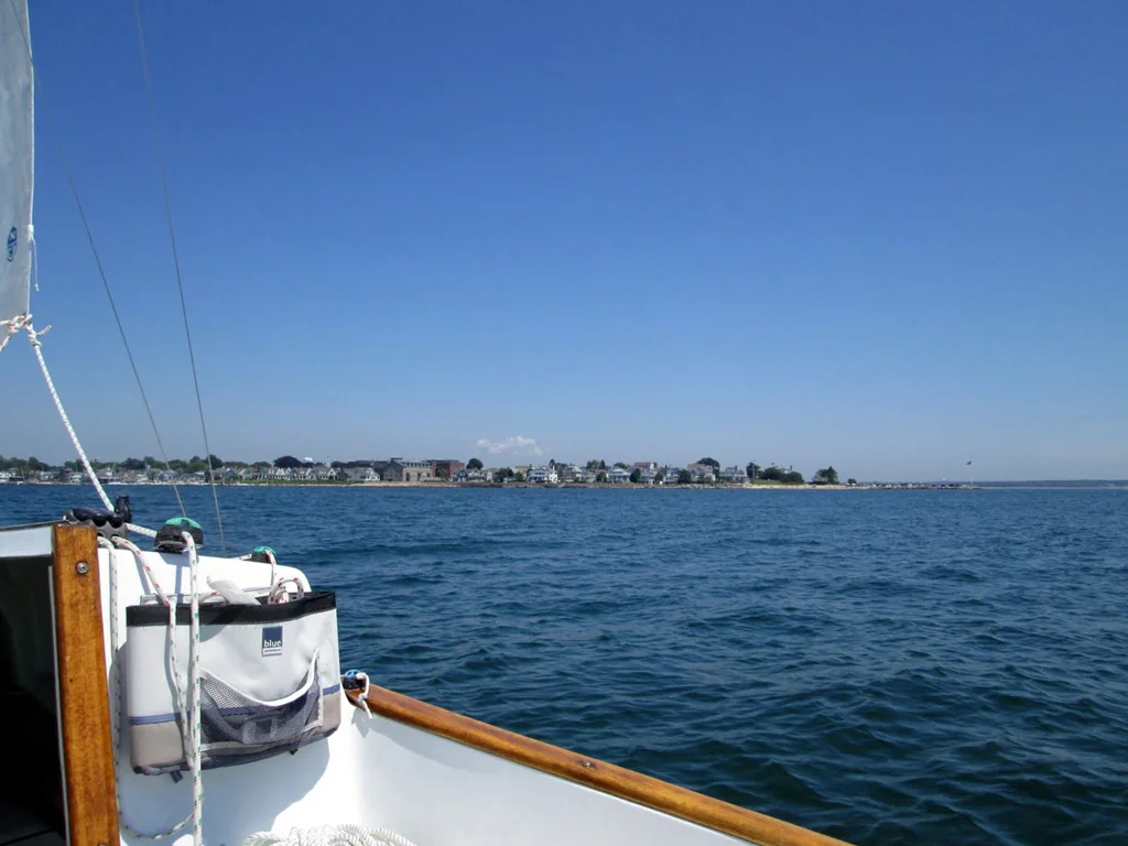 They stayed overnight and explored the Seaport the next day, and I sailed to Stonington and tied up at the Stonington Harbor Yacht Club.